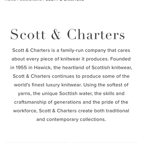 Scott & Charters of Hawick Merino Sweater Carnoustie Golf Links Pullover - Picture 11 of 15